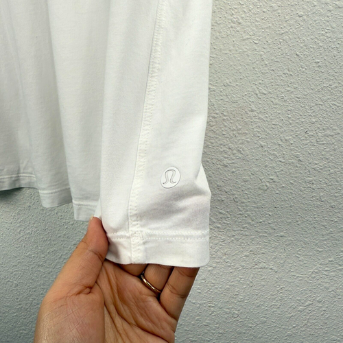Lululemon All Yours Tee Shirt Vitasea White Womens Size 10 Short Sleeve Stretch - Picture 6 of 10