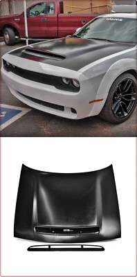 ALUMINIUM MOTORHAUBE FÜR DODGE CHALLENGER 2008 - 2024 DEMON STIL