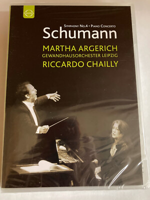 Schumann: Piano Concerto/Symphony No. 4 - Martha Argerich/Gewandhausorchester/Riccardo Chailly (880242554987)