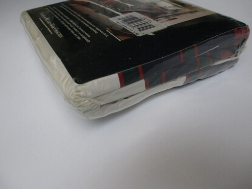 VINTAGE Ralph Lauren TAHOE CREAM Red AZTEC South Western Fitted Sheet - Cal King - 第 10/14 張圖片