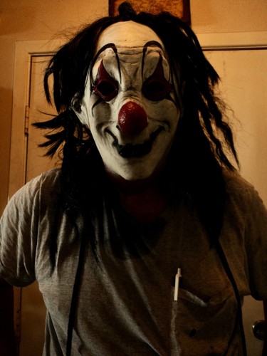 Creepy Clown Mask. Drees-Up. Size Adult. - Picture 6 of 6