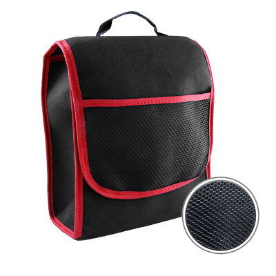 Kofferraumtasche Organizer Autotasche Auto Kofferraum Tasche Schwarz / Rot Klein
