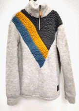 SIMPLY SOUTHERN Plush long sleeve Gray pullover 1/4 zip Youth Medium