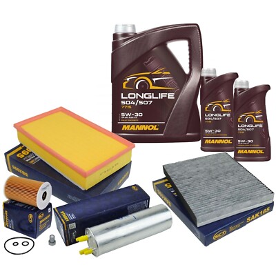 Inspektionspaket Service Kit Filtersatz VW T5 2,0 TDI Bus Transporter 7L 5W30 ÖL