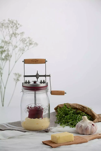 Kilner 1L Glas Butterdose manuell einfach zu bedienen hausgemacht frische Buttermilch herstellen - Bild 5 von 9