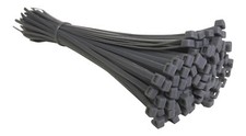 SILVER Cable Ties Nylon Zip Tie Wraps Strong Long - All Sizes - Best Quality