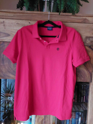 McNeal Shirt T-Shirt Poloshirt Piquéehemd Kragenshirt rot signalrot Größe L