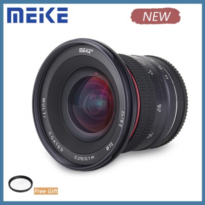 Meike 12mm Ultra Wide Angle Fixed Lens APS-C for Sony E-Mount Alpha  NEX