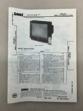 Panasonic CTK-2085S PC-21S85S Service Manual Sams Photofact Free Shipping