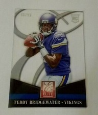  2014 DONRUSS ELITE CLEAR MT TEDDY BRIDGEWATER RC #46/95 