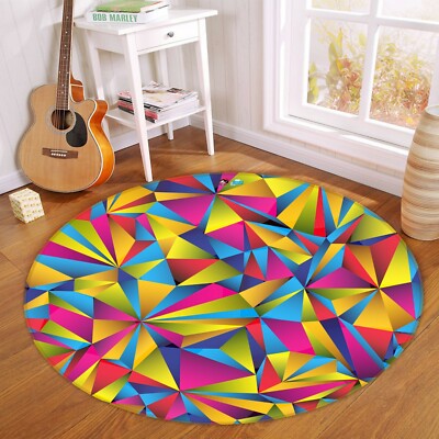 3D Color Graphic Shape NAO10257 Game Rug Mat Elegant Photo Carpet Mat Fay