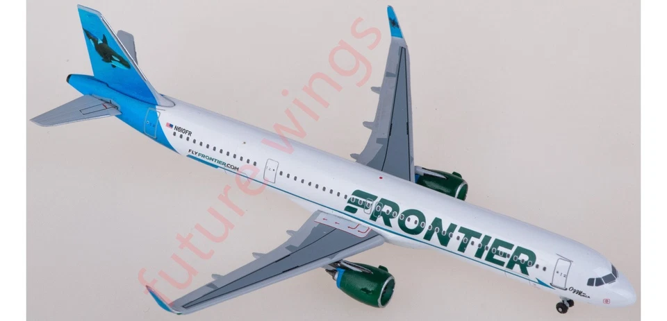 1:400 AeroClassics AC411272 Frontier Airlines A321neo N610FR +Free Tractor - Image 3 of 4