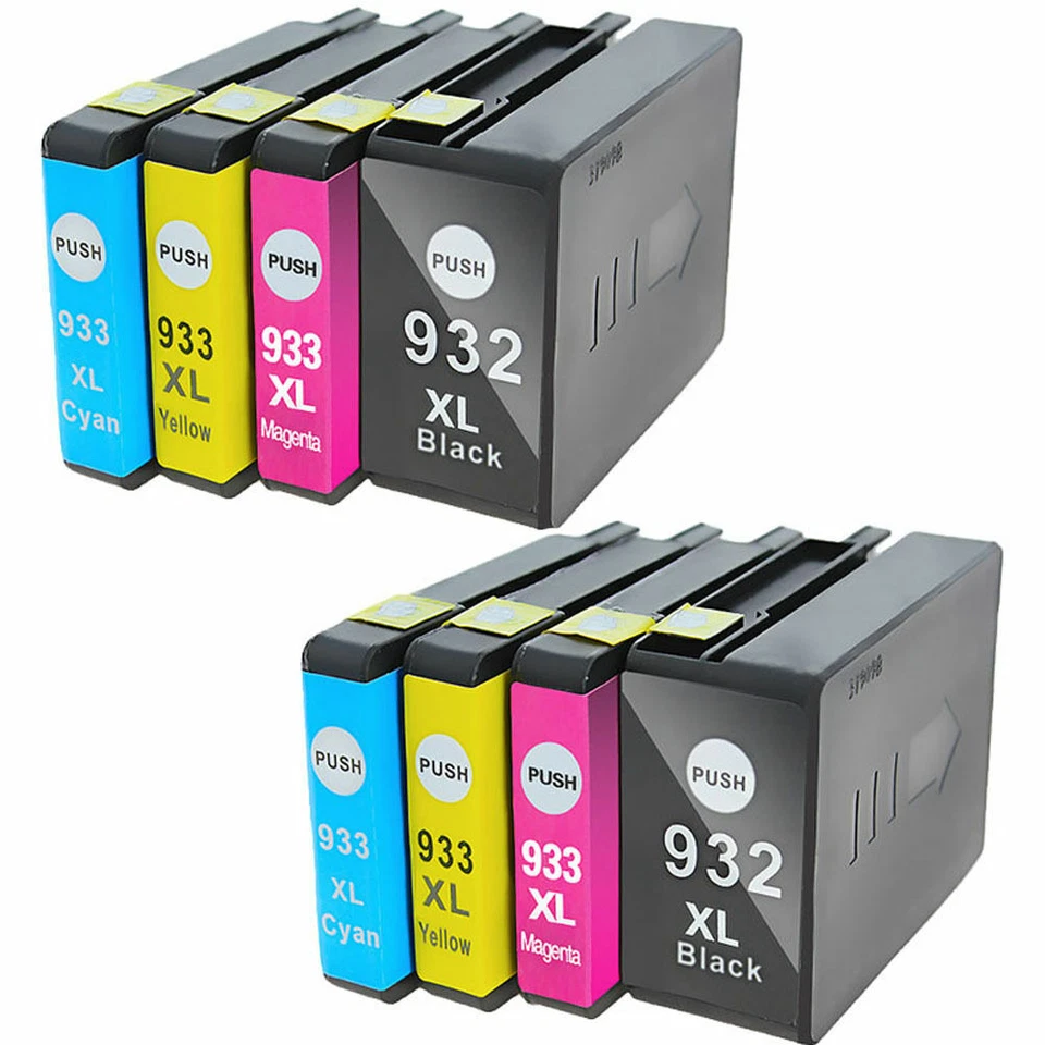 K2PRINT Pack cartouche imprimante HP932 XL HP933 XL pour HP Officejet 6600
