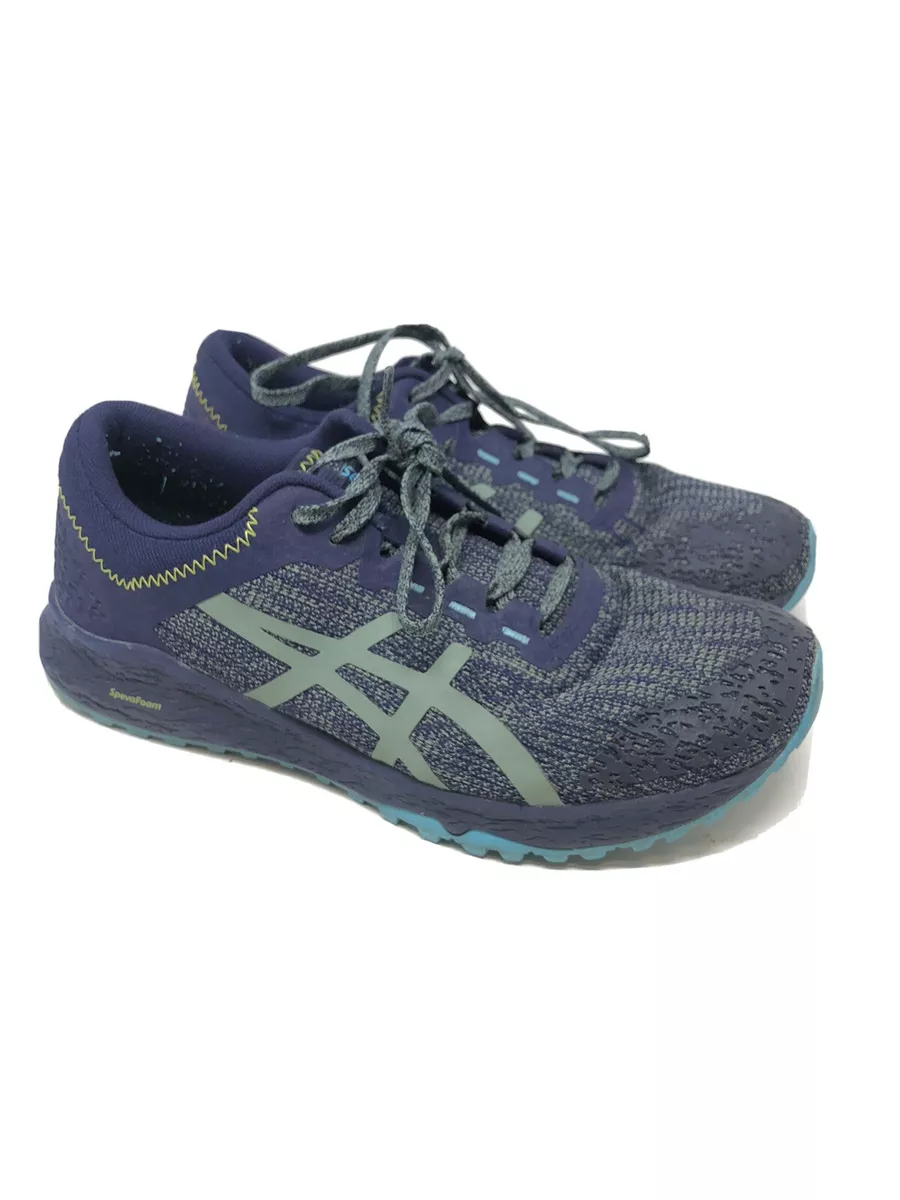 Asics Alpine XT Navy Aqua Running Fitness Shoe T878N Women s Size