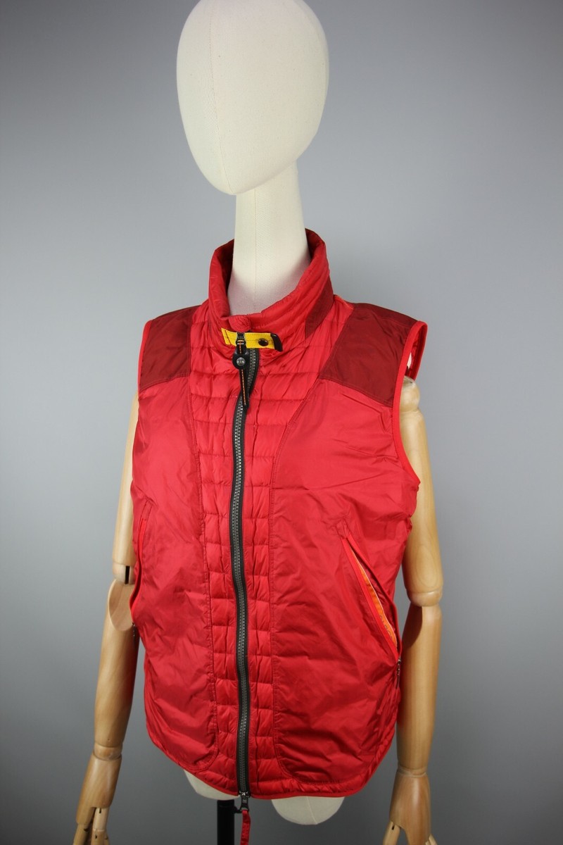 PARAJUMPERS Featherweight Womens Down Quilted Red Vest jacket