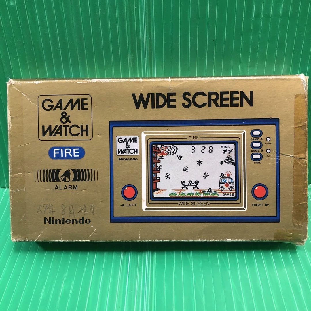 希少！】任天堂ゲームウォッチファイア FR-27 WIDE SCREEN