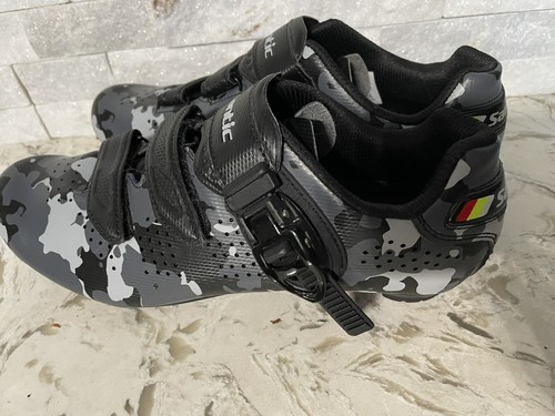 Santic WMS17004G scarpa da ciclismo mimetica frassino uomo US 10,5-- NO PEDDLE HARDWARES - Foto 3 di 7