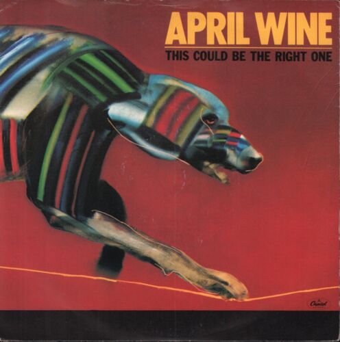 April Wine This Could Be the Right One 7" vinyl UK Capitol 1984 blue injection - Picture 1 of 3