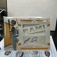 2023 National Treasures ARAMIS RAMIREZ Die Cut Material Signatures Auto #/25