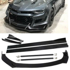 For Chevrolet Camaro Front Splitter Bumper Lip Spoiler Strut Side Skirt M For Chevrolet Camaro Front Splitter Bumper Lip Spoiler Strut Side Skirt M