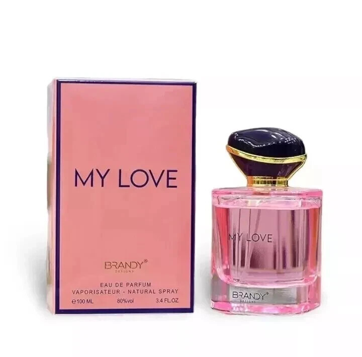 My Love EDP 100ML By Brandy Design Long Lasting Fragrance Perfume Scent