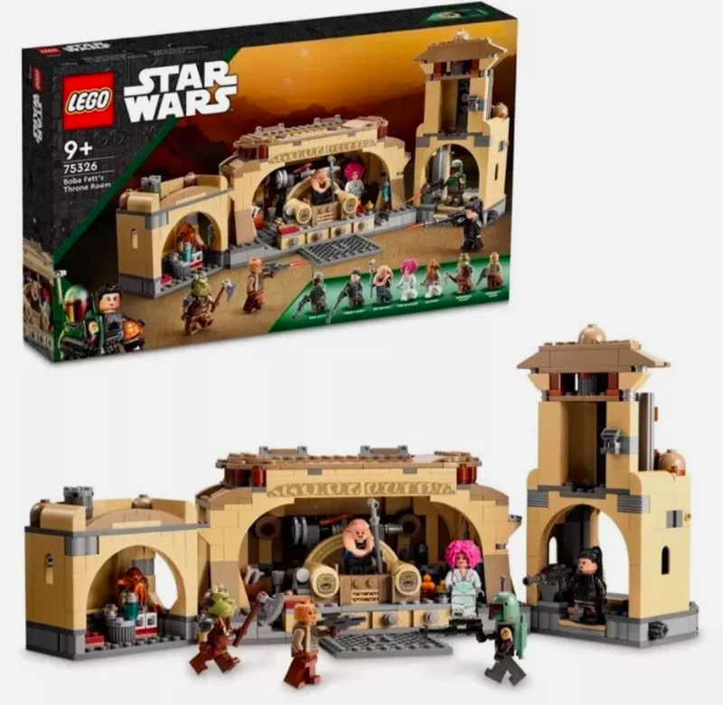 LEGO 75326 Star Wars: Boba Fett's Throne Room Retired Brand New Sealed Free Post