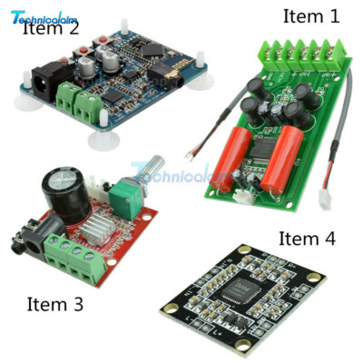 Bluetooth 4.0 PAM8610 Audio Receiver Digital Stereo Amplifier 12V DC 10W*2 15W*2