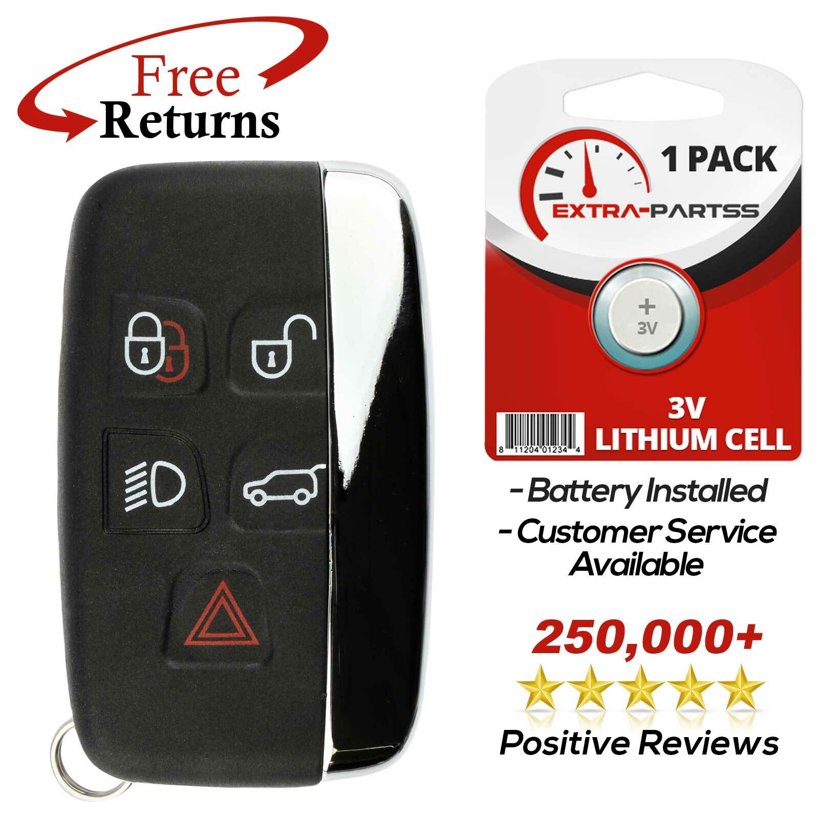 For 2013-2018 Land Rover LR4 Keyless Smart Remote Key Fob KOBJTF10A