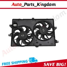 Radiator Condenser Cooling Fan Assembly For 1999-02 Mercury Cougar Ford Contour