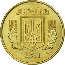 #539378 M&uuml;nze, Ukraine, 10 Kopiyok, 2011, Kyiv, SS, Aluminum-Bronze, KM:1.1b