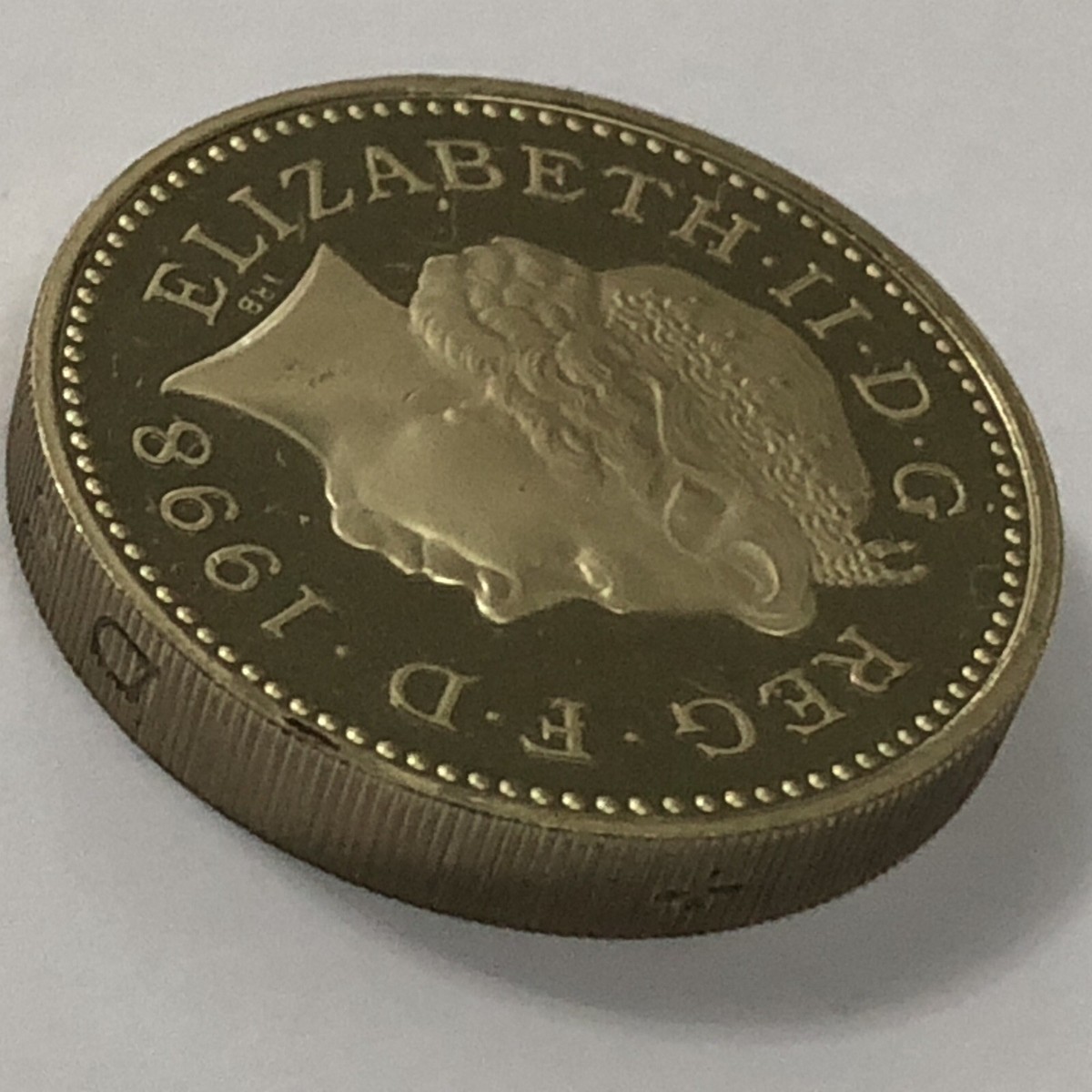 Very Rare 1998 £1 Pound Coin Royal Mint - 2D Queens Head | eBay UK