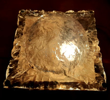 Plafoniera Vintage Stile Mazzega Nason Murano Ceiling light maxØ35cm