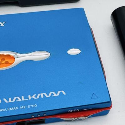 SONY MD Walkman MZ-E700 Portable MD Player Blue MDLP | eBay