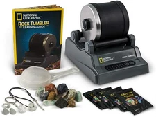 National Geographic Rock Tumbler Polisher Kit Machine Tumbling STONE Polish Gems