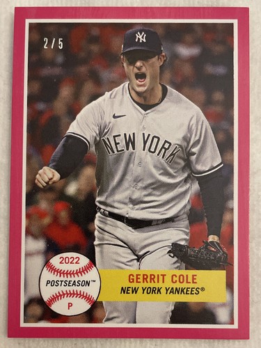 2022 TBT #43 1962 Topps World Series #129 ⚾️ Gerrit Cole ⚾️ Yankees Pink 2/5 - 第 1/7 張圖片