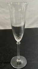 ROYAL LEERDAM NETHERLANDS  -Cecilia- CHAMPAGNE FLUTE Glass ~CRYSTAL~9-1/2"~VGC