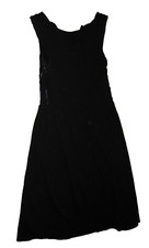 Tahari Dress Women's Size M Black Back Sleeveless 100% cotton dress
