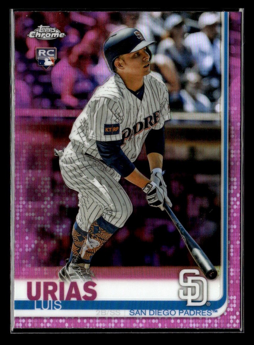 2019 Topps Chrome Pink Refractor #141 Luis Urias - Padres