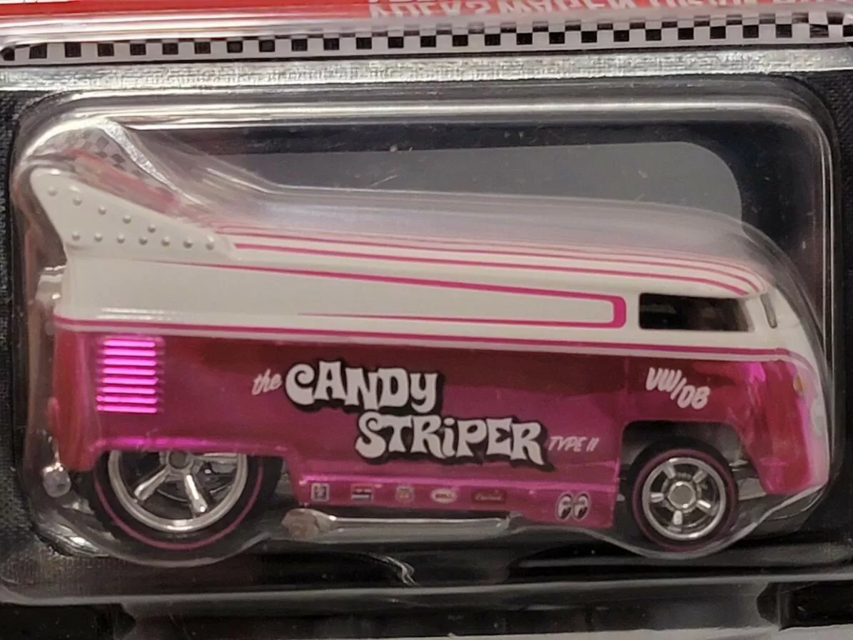 2021 Hot Wheels RLC Exclusive Volkswagen Candy Striper Drag Bus 14497/20000
