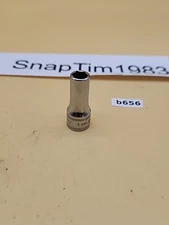 Snap-on Tools 3/8" Drive 9mm Metric 6PT Semi Deep Chrome Socket FSMS9 USA 
