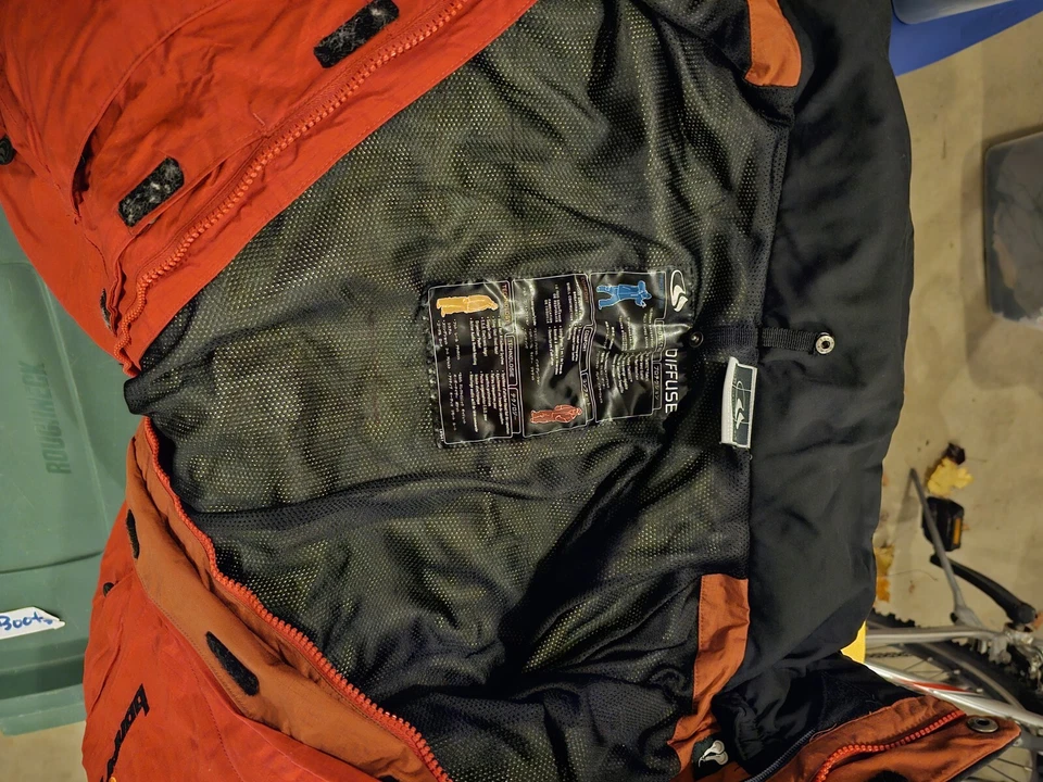 Bonfire Full Zip Snowboard ski Jacket. Red white Black X Large Unisex — 第 4/4 张图片