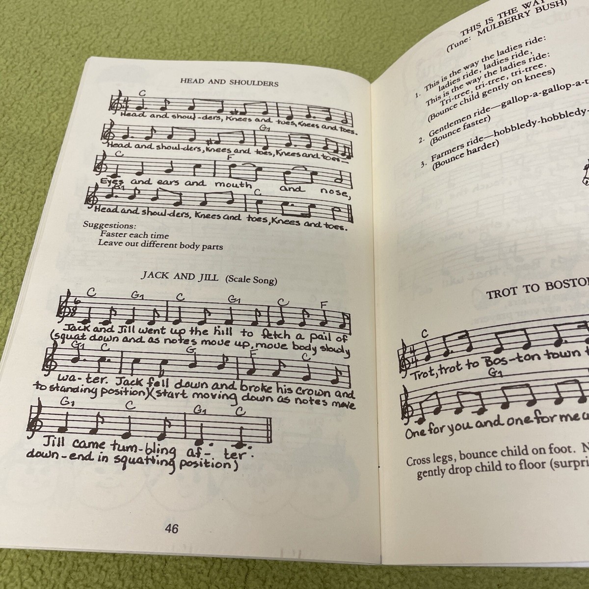 wee sing children's songs and fingerplays paperback book