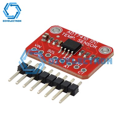 ADT7410 DC2.7V To 5V I2C High Precision Temperature Sensor Breakout Board Module