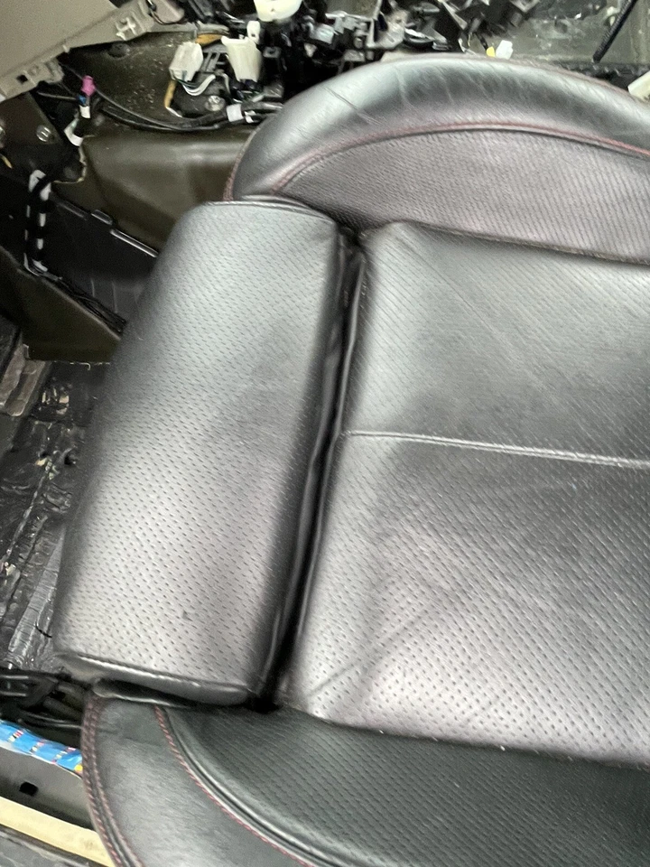 2011 2012 2013 2014 Infiniti G37 Coupe IPL Front Right Seat Red Stitching OEM - Image 4 of 4