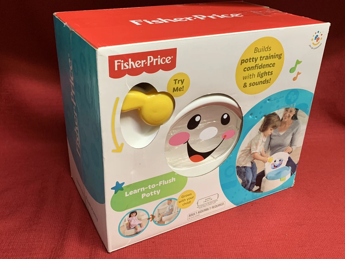 Fisher Price Learn to Flush Potty Children Bathroom Potty Training