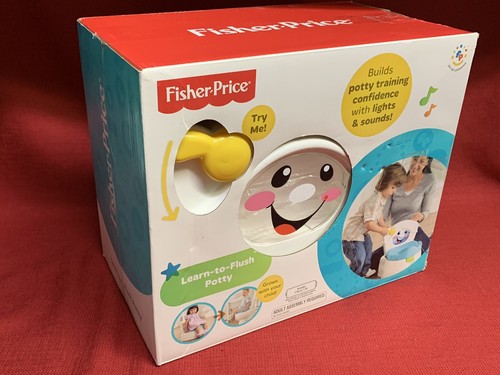 Fisher-Price Learn-to-Flush Potty Children Bathroom Potty Training Aid Child - Picture 2 of 4