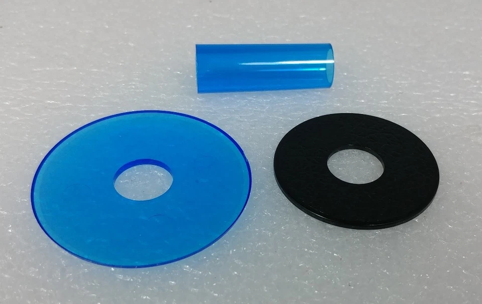 Japan Sanwa Clear Blue Tube Set for Joystick JLF-CD-CB Video Game Arcade Parts - Image 3 of 3