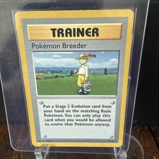 Carta Allenatore Pokémon TCG Set Base Allevatore Pokémon Rara 76/102 HP