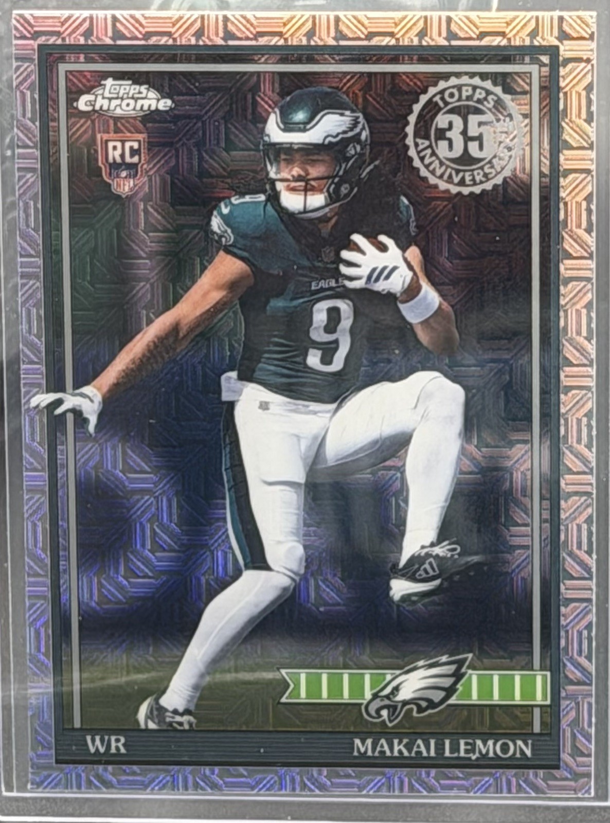 2026 Topps Makai Lemon #91TRC-19 1991 Chrome Rookie Mojo Refractor RC