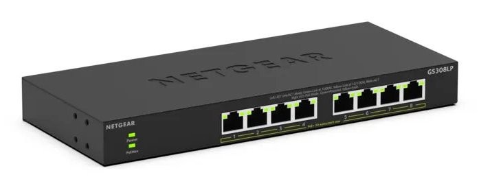 NETGEAR GS308LP Unmanaged Gigabit Ethernet (10/100/1000) Power over Ethernet (Po